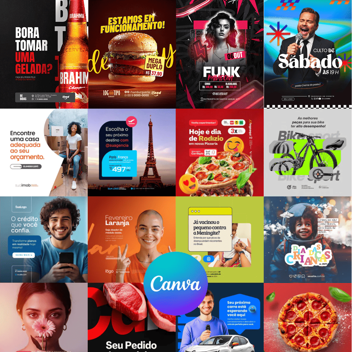 Artes destaque Canva